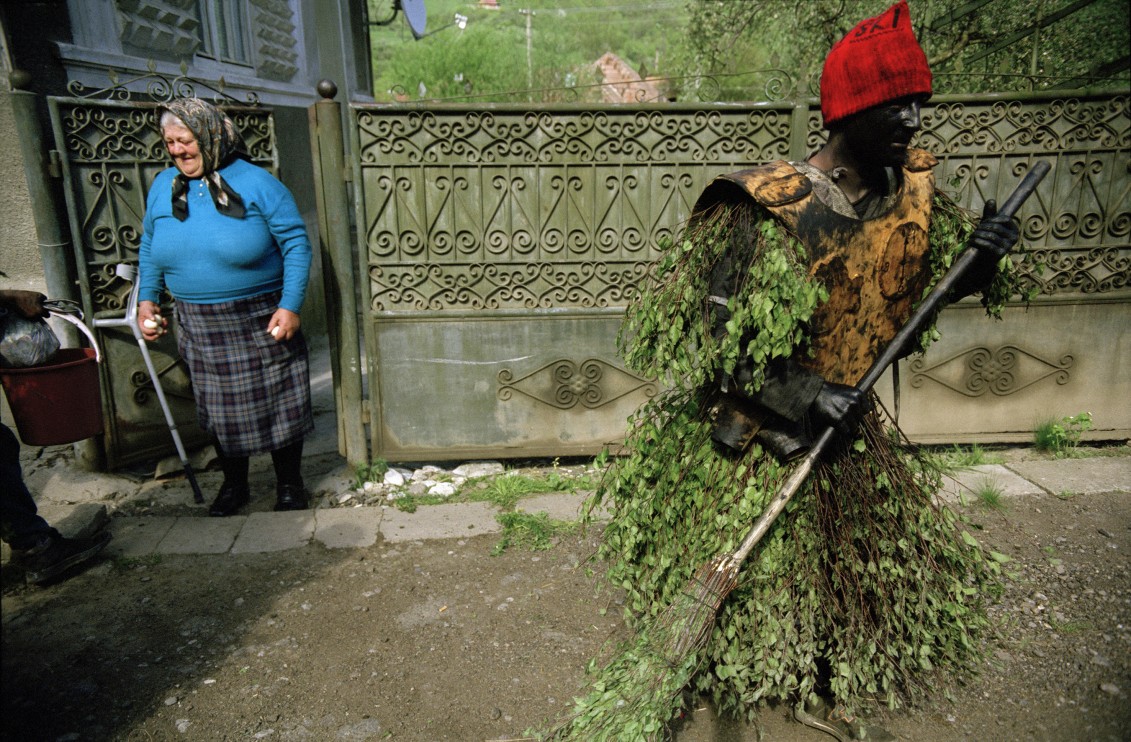 Romania, Transylvania. The ritual feast of Baba Luda. Pictures from my photobook Devils and Angels, Ritual Feasts in Europe. Book released in 2014. For more than 10 years I visited numerous feasts to record this on photographs and film, in 16 European countries. It's about Europe but goes beyond the politics of Brussels. A festive rollercoater through the continent. It brings together stories about individual uniqueness and surprising similarities in the different cultures. The main theme is the immaterial cultural heritage of Europe, where local culture and tradition remain visible.